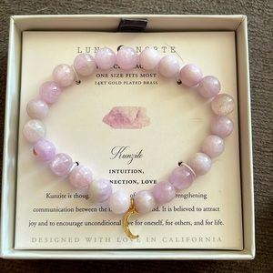 Luna Norte Kunzite Stretch Bracelet- NWT